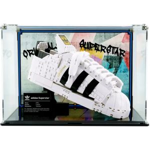 Wicked Brick Display Case for LEGO® adidas Originals Superstar (10282) - Premium Display Case with Custom Background Design