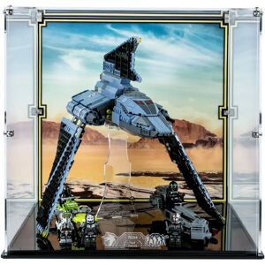 Wicked Brick Display case for LEGO® Star Wars™ The Bad Batch™ Attack Shuttle (75314) - Display case with background