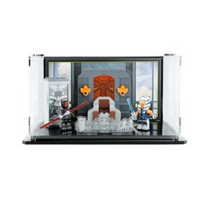 Wicked Brick Display Case for LEGO® Star Wars™ Duel on Mandalore (75310) - Display case with background