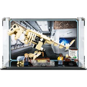 Wicked Brick Display case for LEGO® T. rex Dinosaur Fossil Exhibition (76940) - Display case with printed background