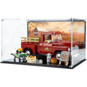 Wicked Brick Display case for LEGO® Creator: Pickup Truck (10290) - Display case with printed background