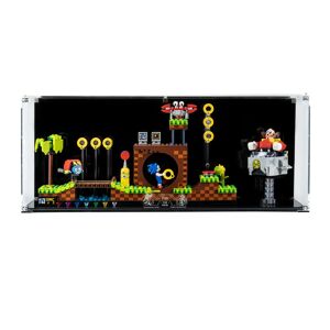 Wicked Brick Wall Mounted Display case for LEGO® IDEAS: Sonic the Hedgehog™ – Green Hill Zone (21331) - Wall mounted display case