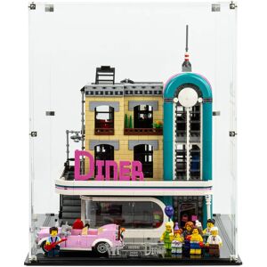 Wicked Brick Display Case for LEGO® Downtown Diner (10260) - Display case