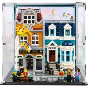 Wicked Brick Display Case for LEGO® Bookshop (10270) - Display case with printed background