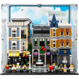 Wicked Brick Display Case for LEGO® Assembly Square (10255) - Display case with printed background