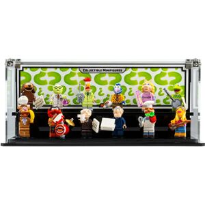 Wicked Brick Display Case for LEGO® The Muppets Collectable Minifigure Series (71033) - Display case with background design (question mark)