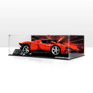 Wicked Brick Display Case for LEGO® Technic: Ferrari Daytona SP3 (42143) - Display case with background design
