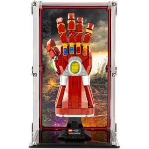 Wicked Brick Display Cases for LEGO® Marvel Nano Gauntlet (76223) - Desktop case / Display case with printed background