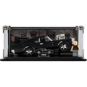 Wicked Brick Display Case for LEGO® Speed Champions Fast & Furious 1970 Dodge Charger R/T (76912) - Display case with printed background