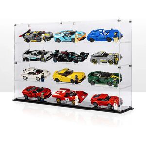 Wicked Brick Display case for 12x LEGO® Speed Champions Cars (4x3)