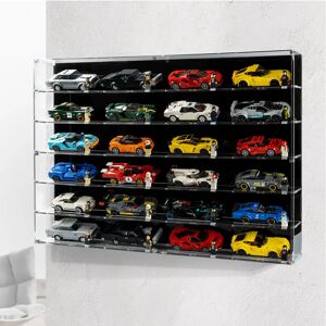 Wall Mounted Display Case for 24x LEGO® Speed Champions Cars (6x4)   LEGO Display Case   Speed Champions Case   Wicked Brick