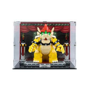 Wicked Brick Display Case for LEGO® Mighty Bowser (71411) - Display case with background design