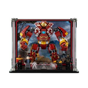 Wicked Brick Display case for LEGO® Marvel: The Hulkbuster: The Battle of Wakanda (76247) - Display case with background design