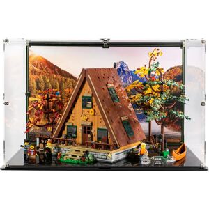 Wicked Brick Display case for LEGO® Ideas: A-Frame Cabin (21338) - Display case with background design