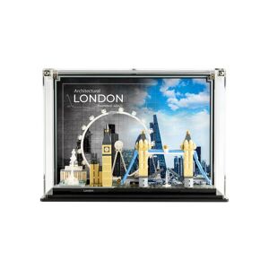 Wicked Brick Display Case for LEGO® Architecture: London Skyline (21034) - Display Case with Background