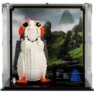 Wicked Brick Display case for LEGO® Star Wars™ Porg (75230) - Display case with printed background