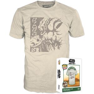 Funko Pop! Tees: Star Wars: The Book Of Boba Fett - Grogu With Rancor Boxed T-Shirt