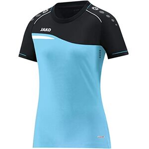 JAKO Women's T-Shirt, Size 44, Aqua/Black