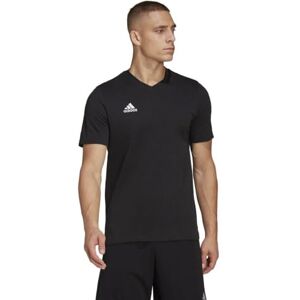 adidas Men's Entrada 22 T-Shirt (Short Sleeve), Black, S