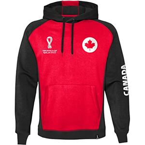 Official FIFA World Cup 2022 Overhead Hoodie, Men's, Canada, Small Red