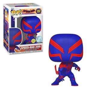 Funko Pop! Movies: Spider-Man Across the Spider-Verse Spider-Man 2099 Glow-in-the-Dark Pop! Vinyl Figure – Entertainment Earth Exclusive