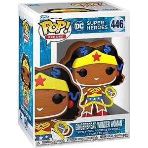 Funko POP! Heroes: DC Holiday - Wonder Woman - WW - Gingerbread - DC Comics - Collectable Vinyl Figure - Gift Idea - Official Merchandise - Toys for Kids & Adults - Comic Books Fans