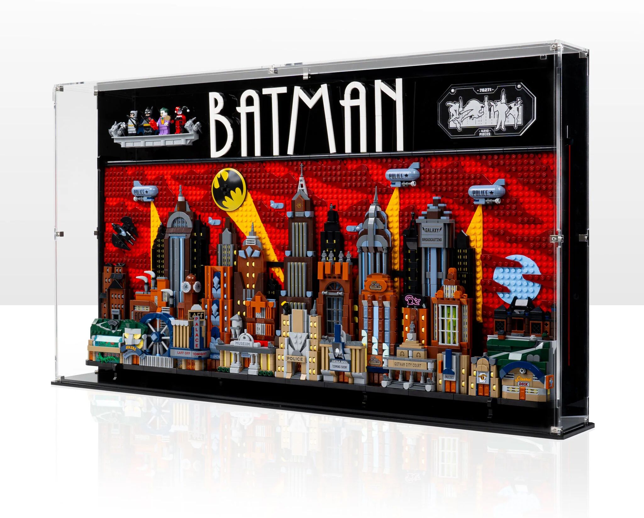 Wicked Brick Display Case solutions for LEGO Batman: The Animated Series Gotham City (76271) - Desktop Case