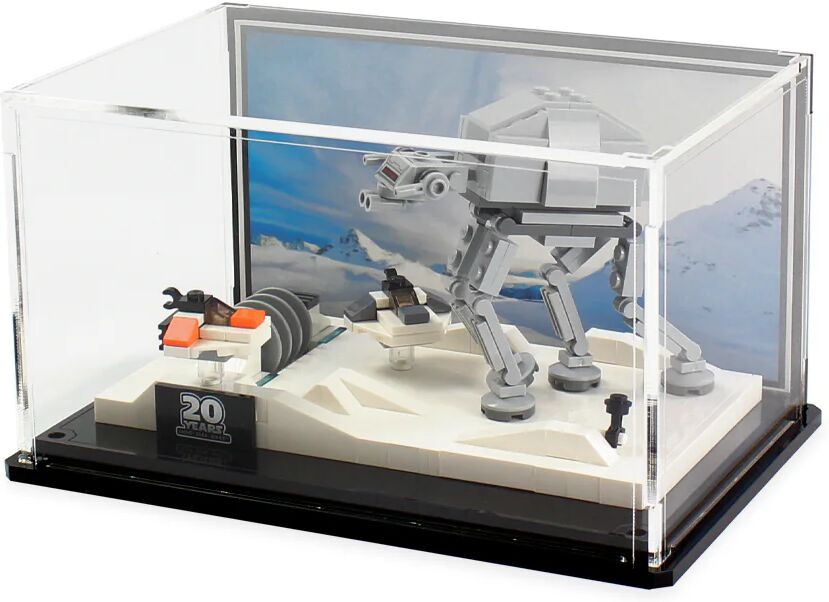 Wicked Brick Display case for LEGO® Star Wars™ Battle of Hoth 20th Anniversary Edition (40333) - Background Sticker