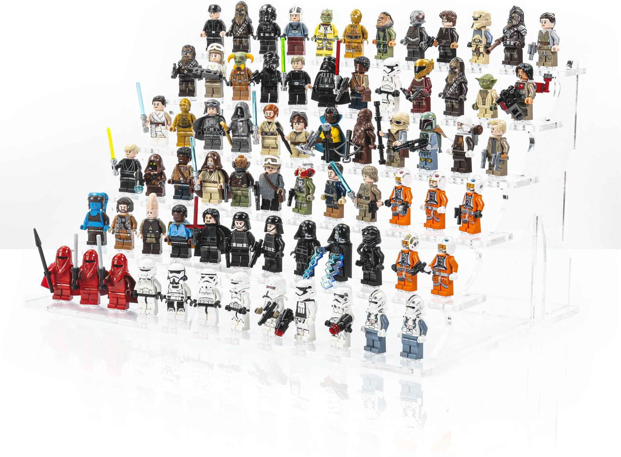 Wicked Brick Display podium for LEGO® Minifigures for IKEA® Billy Bookcase - 1/2 / Clear