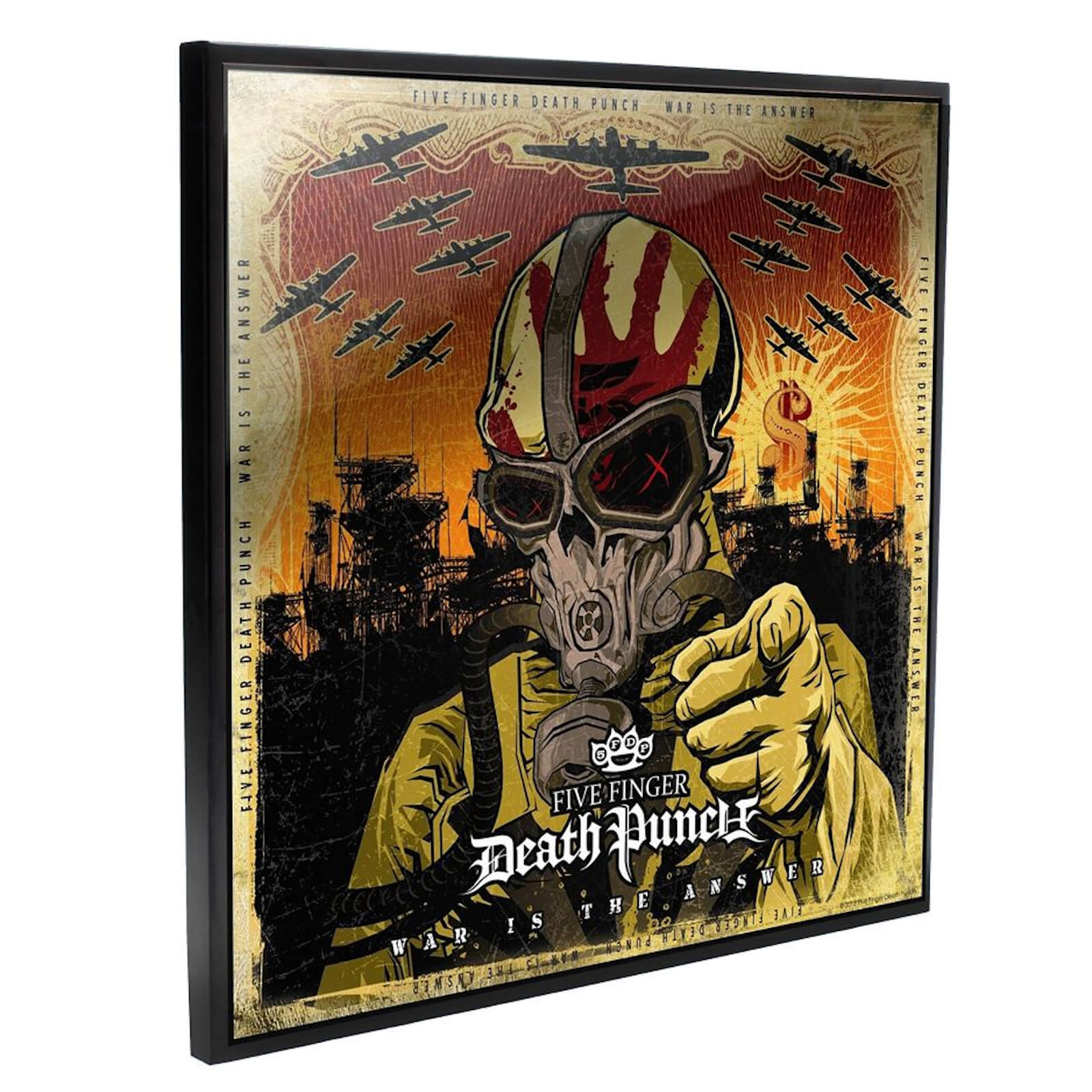 Crystal Clear Pictures Five Finger Death Punch - War Is The Answer Crystal Clear Pictures Wall Art