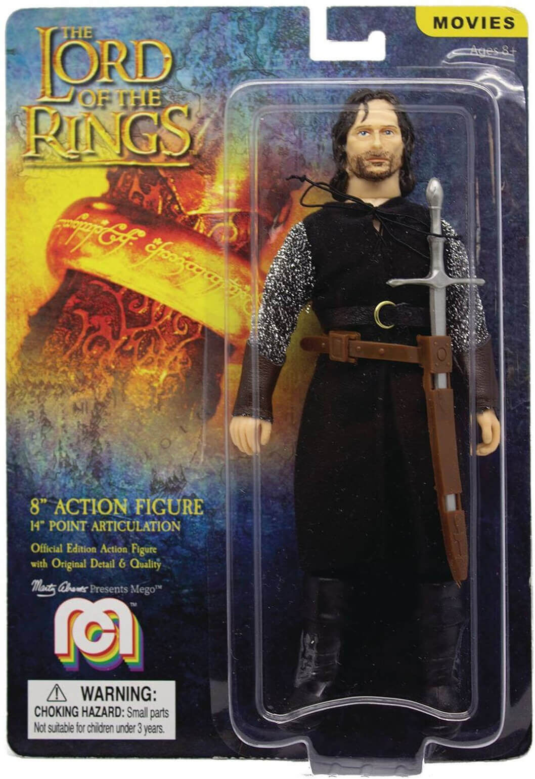 Mego Lord of the Rings - Aragorn 8 Inch Action Figure