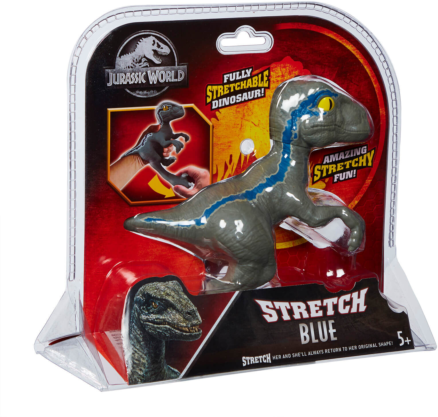 Stretch Jurassic World - Stretch Blue Dinosaur Figure