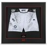 UFC Collectibles Michael Chandler Signed UFC Adrenaline by Venum Short Fit Fight Shorts - White