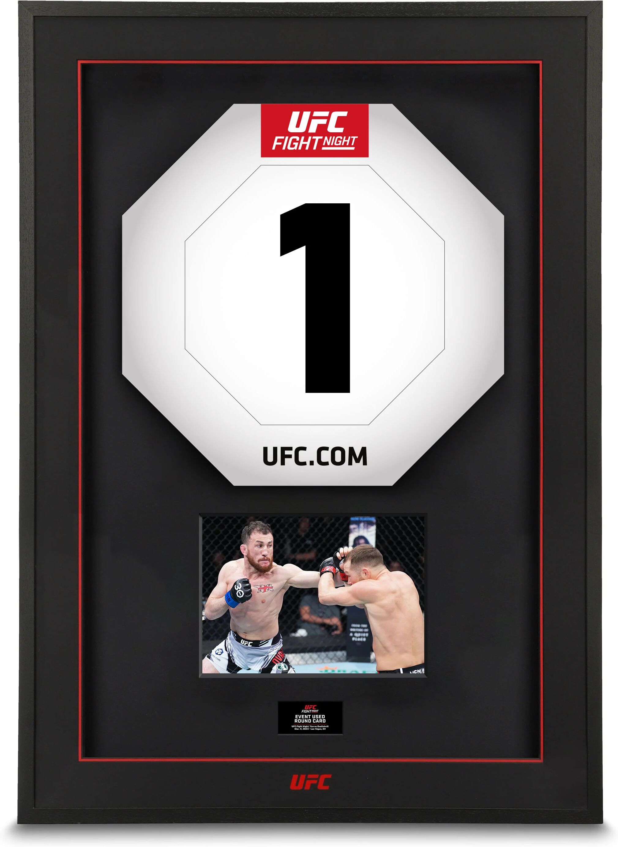 UFC Collectibles UFC Fight Night: Yan vs Dvalishvili Round Cards