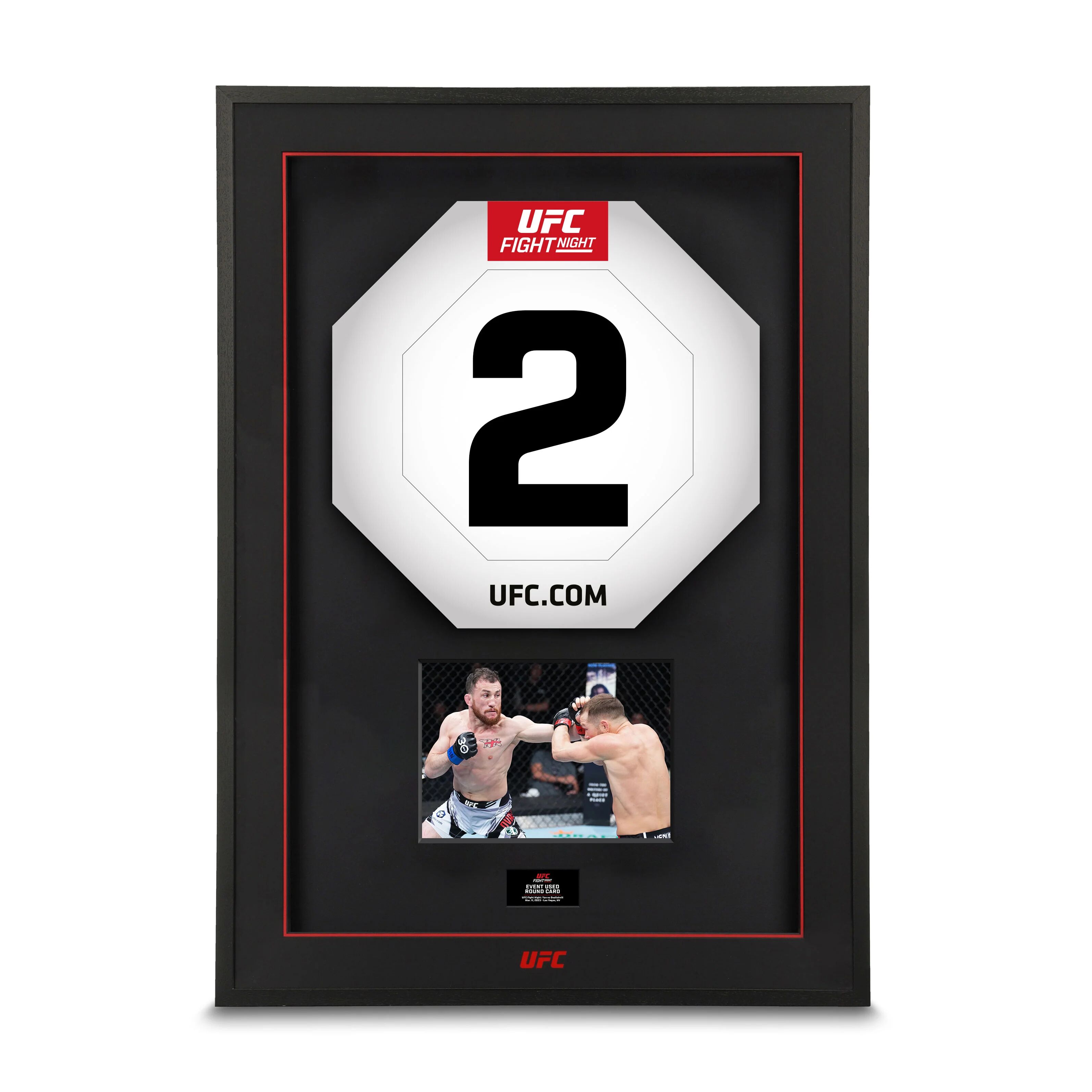 UFC Collectibles UFC Fight Night: Yan vs Dvalishvili Round Cards