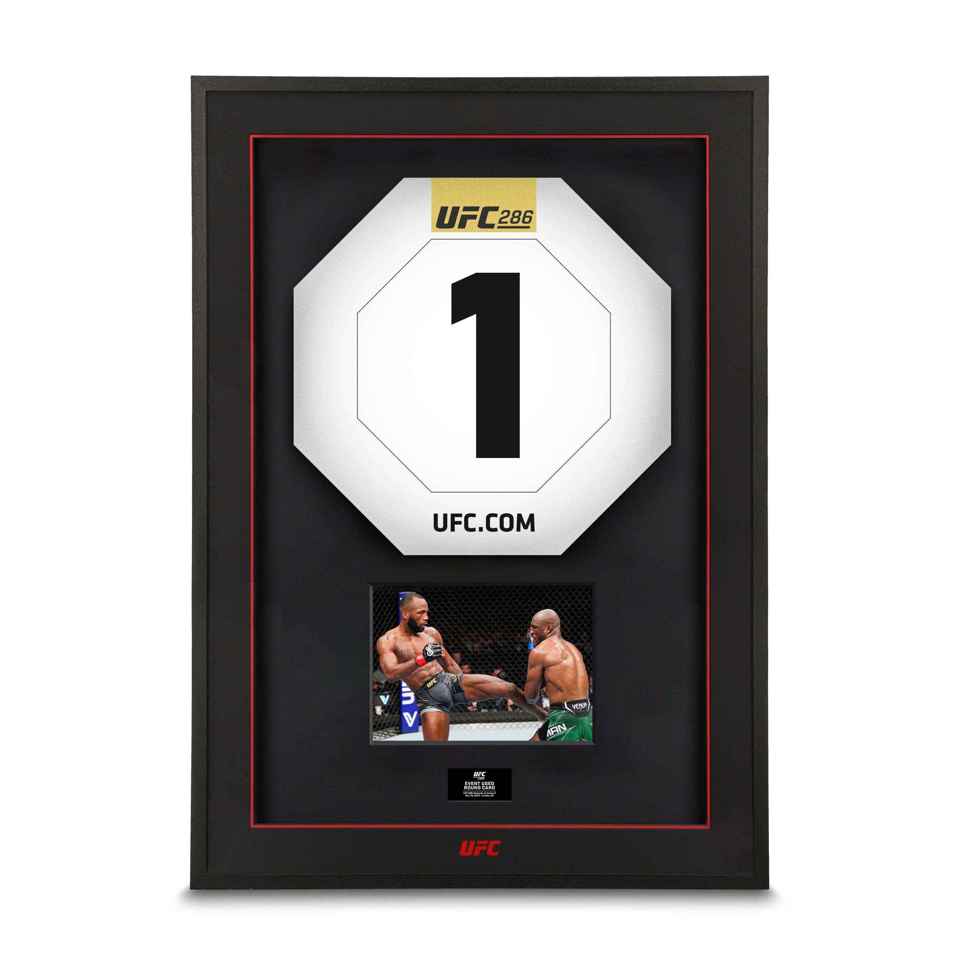 UFC Collectibles UFC 286: Edwards vs Usman 3 Round Cards
