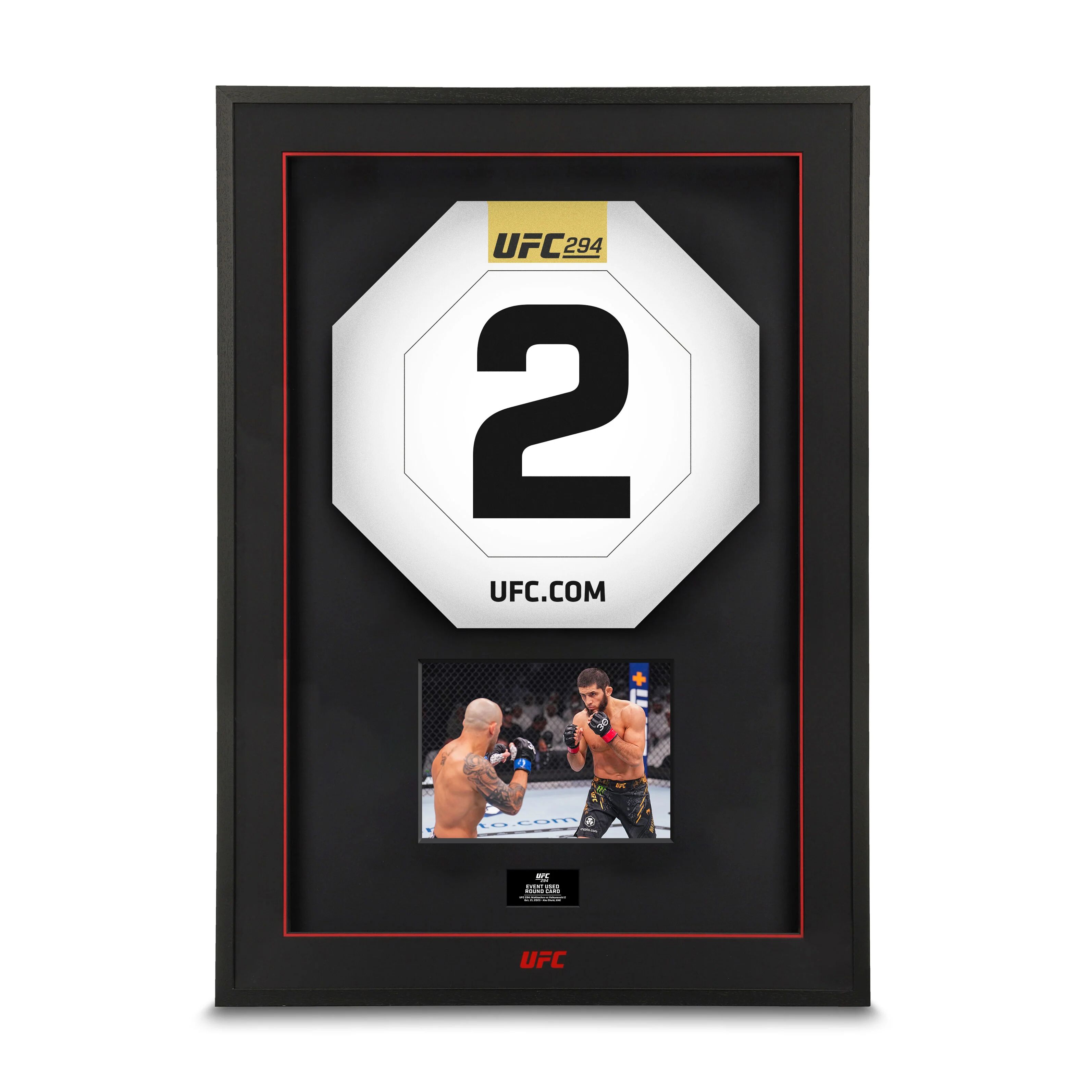 UFC Collectibles UFC 294: Makhachev vs Volkanovski 2 Round Cards