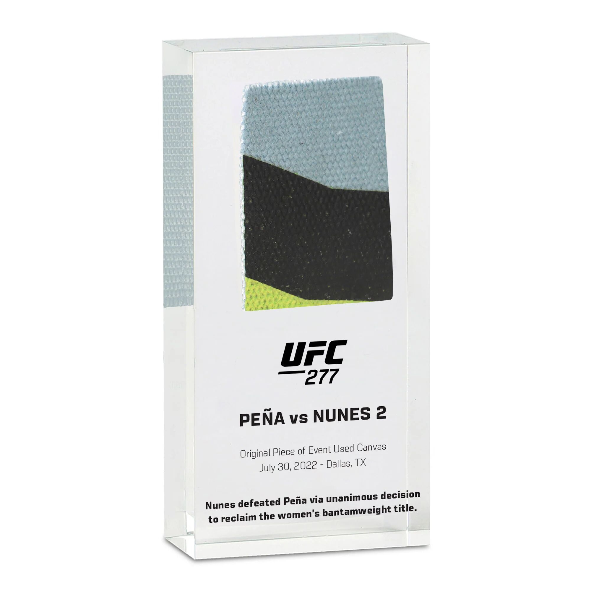 UFC Collectibles UFC 277: Peña vs Nunes 2 Canvas in Acrylic