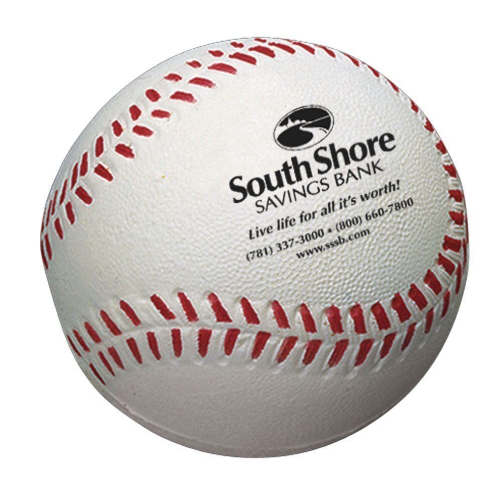 Positive Promotions 100 Baseball Stress Relievers - Personalization Available