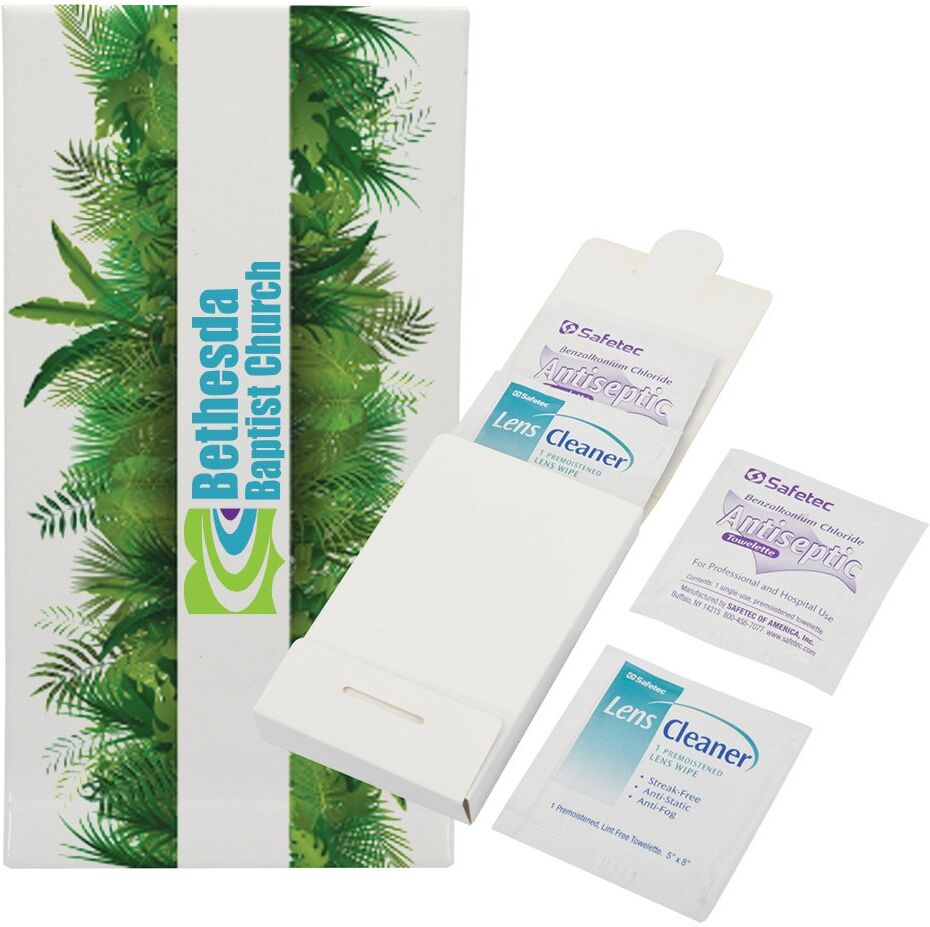 Positive Promotions 250 Screen & Lens Care Wipe Sets - Personalization Available