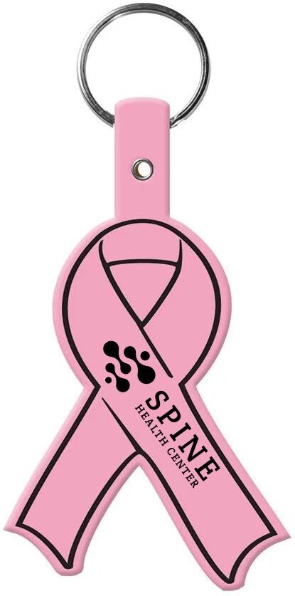 Positive Promotions 250 Awareness Ribbon Flexible Key Tags - Personalization Available