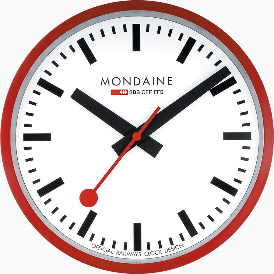 Mondaine Mondaine Unisex-Wanduhren Analog Quarz One Size 86056542 Dekoration Damen