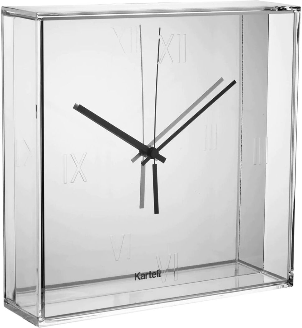 Kartell - Tic & Tac Wanduhr, verchromt