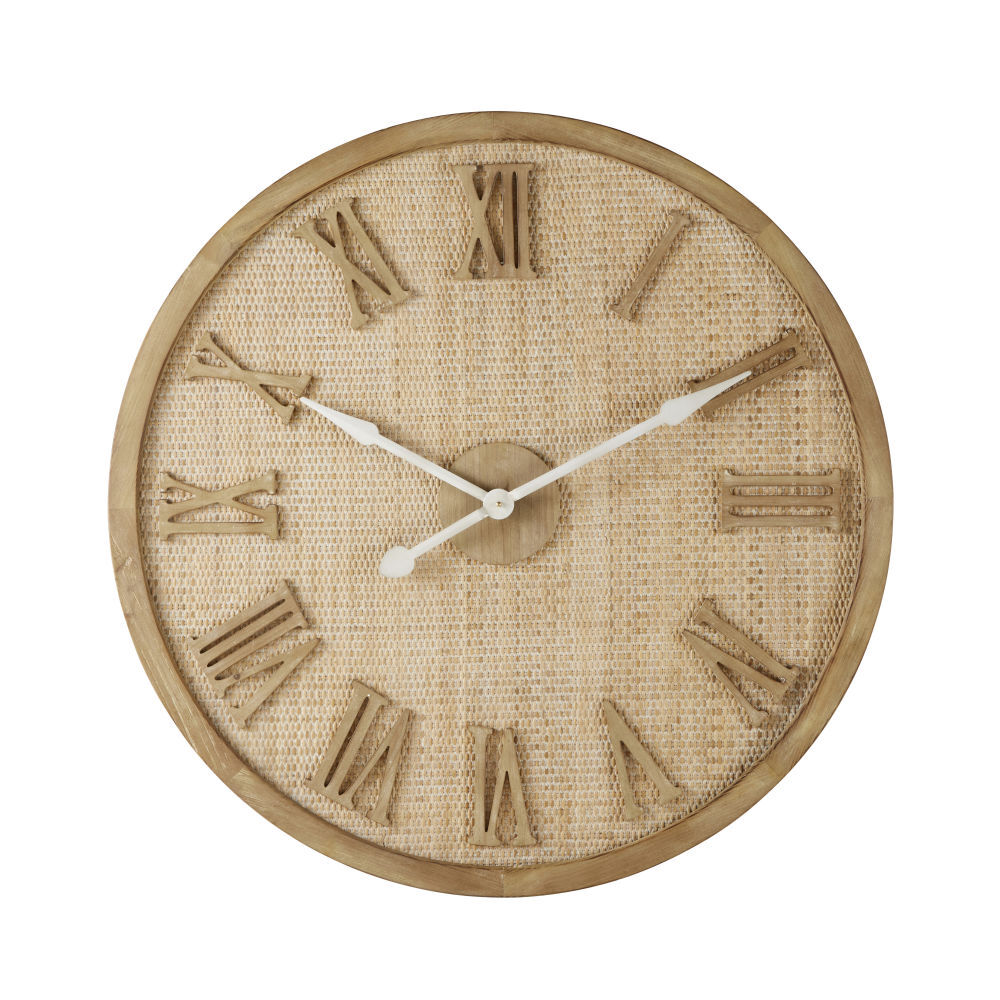 Maisons du Monde Horloge en cannage D90