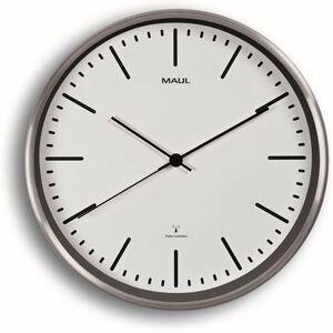 Maul Wanduhr »Wanduhr MAULfly 30RC weiss« silberfarben