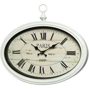 Ambiente Haus Wanduhr »Paris Wanduhr - weiss 34x50cm« weiss Größe