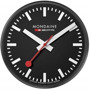 MONDAINE Wanduhr »Wanduhr schwarz 25cm« Schwarz Größe