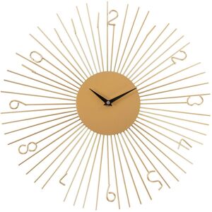 Leonique Wanduhr »- Gold -«, gold, rund, Ø 45,5 cm, aus Metall, Sonne, ideal... goldfarben Größe