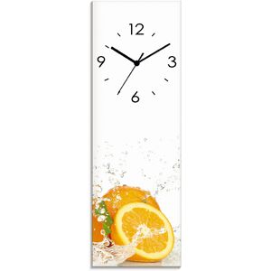 Artland Wanduhr »Orange mit Spritzwasser«, wahlweise mit Quarz- oder... orange Größe