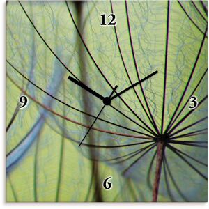 Artland Wanduhr »Pusteblumen-Samen«, wahlweise mit Quarz- oder Funkuhrwerk,... grün Größe